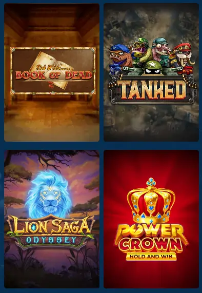 Pronto Casino – skärmbild från casinots sajt