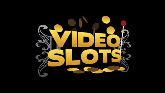 VideoSlots Casino logotyp med färgglad spelautomatsymbol